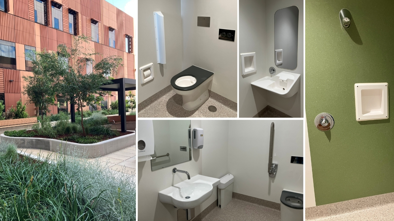 Galvin tapware & sanitaryware used in Victorian Peninsula University Hospital